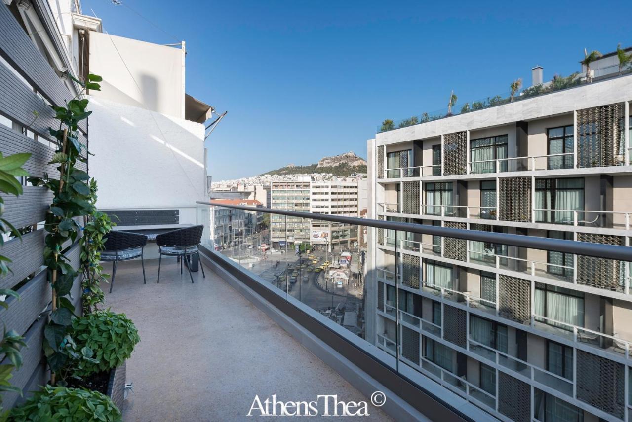 Athensthea Alpha Luxury Penthouse Apt In Omonia Bagian luar foto
