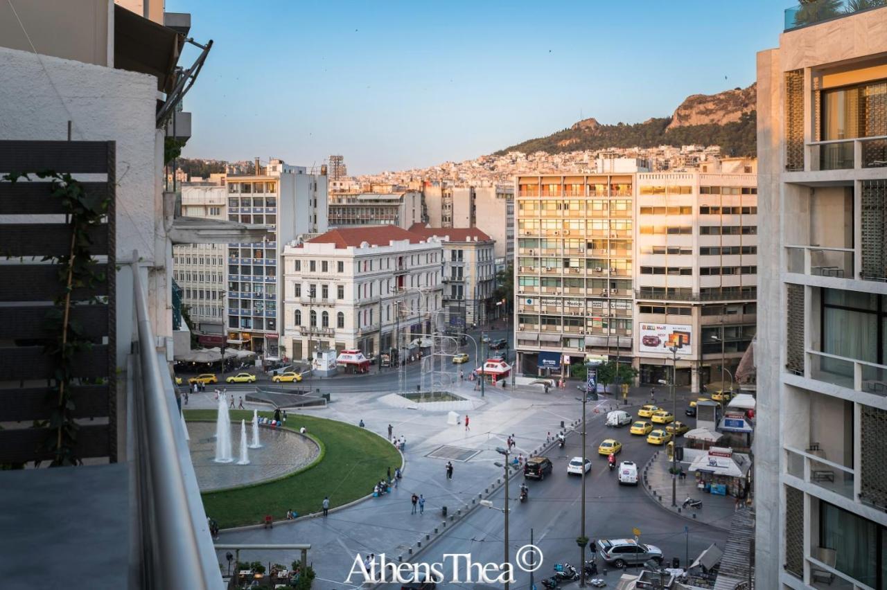 Athensthea Alpha Luxury Penthouse Apt In Omonia Bagian luar foto